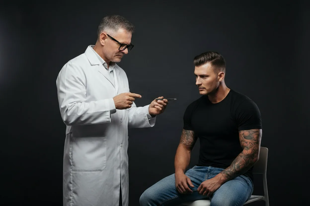 Medical consultation at Gentleman Clinic 18cm.pl in Szczecin