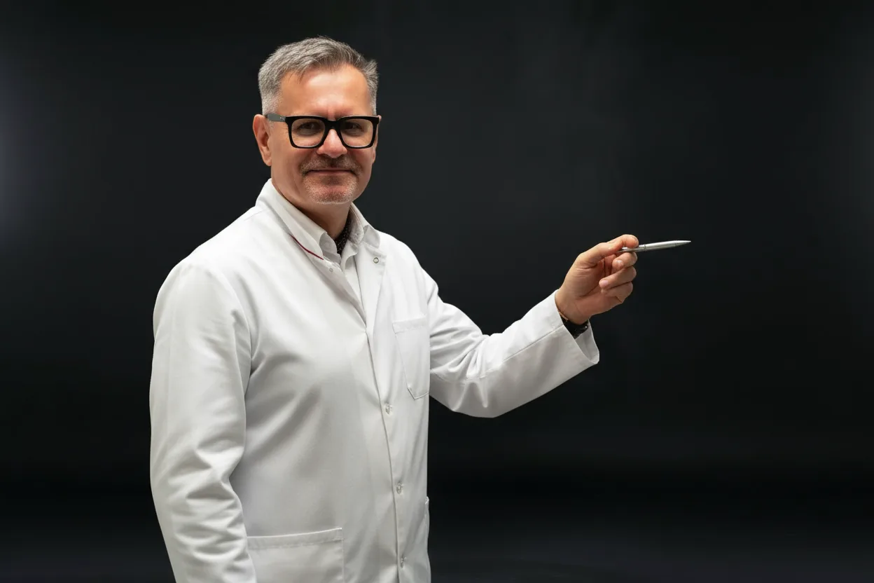 dr hab. n. med. Andrzej Brodkiewicz w gabinecie Brodkiewicz & Skibicka Medical Center